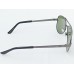 Power Sunglasses Large Aviator Green Tint Lenses