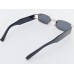 Power Sunglasses Medium Rectangle Black Tint Lenses