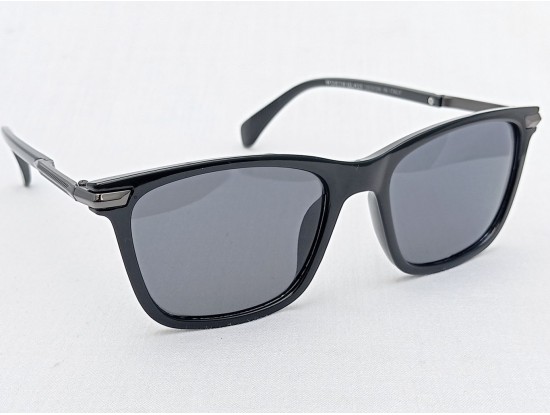 Power Sunglasses Medium Wayfarer Black Tinted Lenses