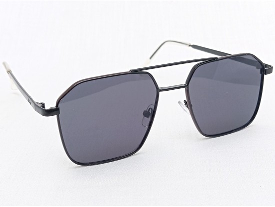 Power Sunglasses Medium Aviator Black Tinted Lenses