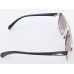 Power Sunglasses Medium Aviator Black Gradient Lenses