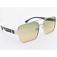 Power Sunglasses Large Aviator Green Gradient Lenses