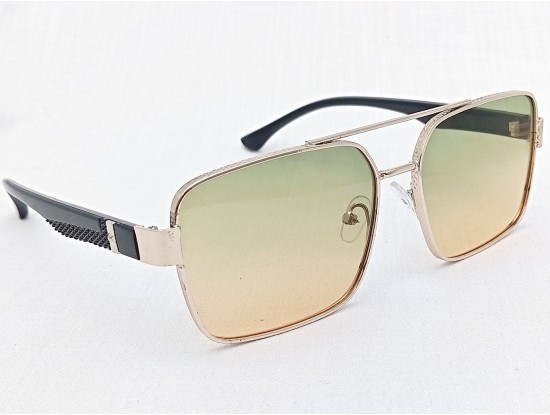 Power Sunglasses Large Aviator Green Gradient Lenses