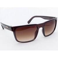 Power Sunglasses Medium Rectangle Sports Brown Gradient Lenses