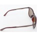 Power Sunglasses Medium Square Brown Tint Lenses