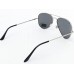 Power Sunglasses Large Aviator Black Tint Lenses