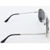 Power Sunglasses Large Aviator Black Tint Lenses