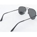 Power Sunglasses Large Aviator Black Tint Lenses