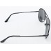 Power Sunglasses Large Aviator Black Tint Lenses