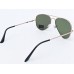 Power Sunglasses Large Aviator Green Tint Lenses