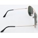 Power Sunglasses Large Aviator Green Tint Lenses