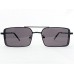 Power Sunglasses Medium Rectangle Black Tint Lenses