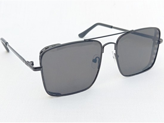 Power Sunglasses Medium Aviator Black Tint Lenses