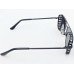 Power Sunglasses Medium Aviator Black Tint Lenses