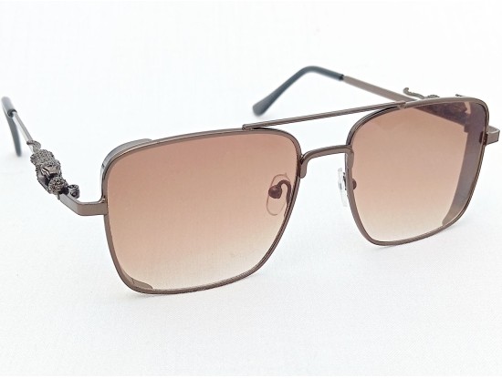 Power Sunglasses Medium Aviator Brown Gradient Lenses