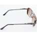 Power Sunglasses Medium Aviator Brown Gradient Lenses