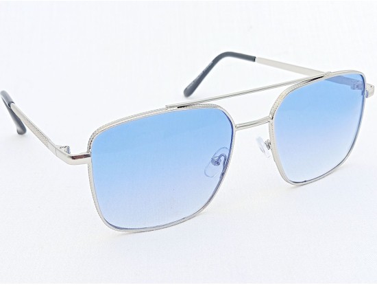 Power Sunglasses Medium Aviator Blue Gradient Lenses