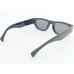 Power Sunglasses Medium Rectangle Black Tint Lenses