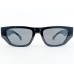 Power Sunglasses Medium Rectangle Black Tint Lenses