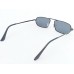 Power Sunglasses Medium Rectangle Black Tint Lenses