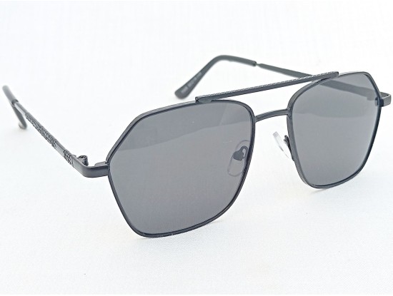 Power Sunglasses Medium Aviator Black Tint Lenses