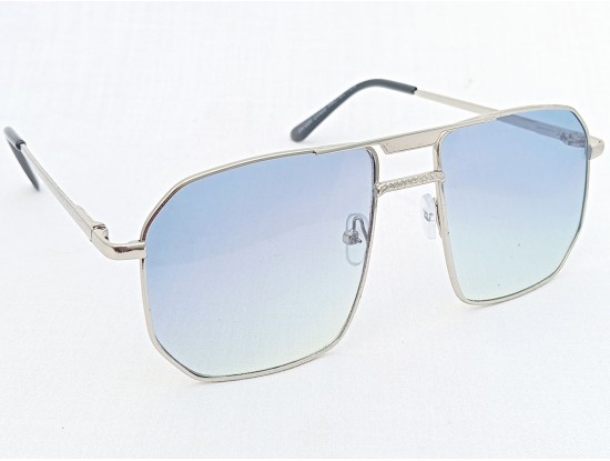 Power Sunglasses Medium Aviator Blue Gradient Lenses