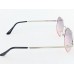 Power Sunglasses Medium Hexagon Blue Gradient Lenses