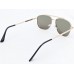 Power Sunglasses Medium Aviator Green Tint Lenses