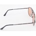 Power Sunglasses Medium Aviator Brown Tint Lenses