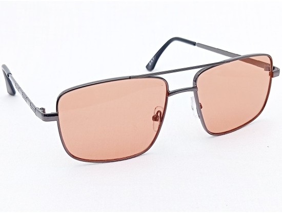 Power Sunglasses Medium Aviator Brown Tint Lenses