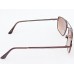 Power Sunglasses Medium Aviator Brown Gradient Lenses