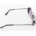 Power Sunglasses Medium Round Black Gradient Lenses