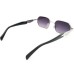 Power Sunglasses Medium Rectangle Black Gradient Lenses