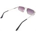 Power Sunglasses Medium Rectangle Black Gradient Lenses