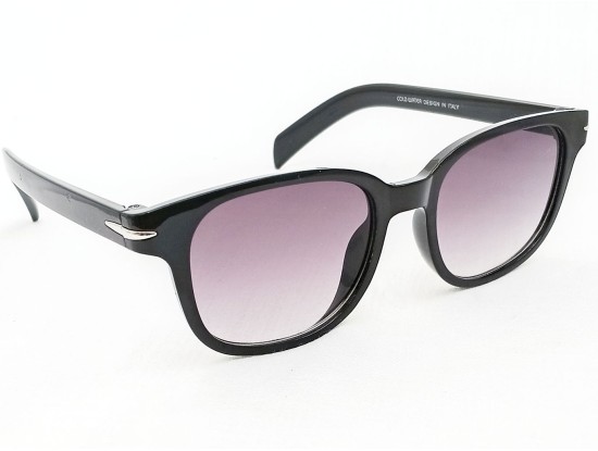 Power Sunglasses Medium Wayfarer Black Gradient Lenses
