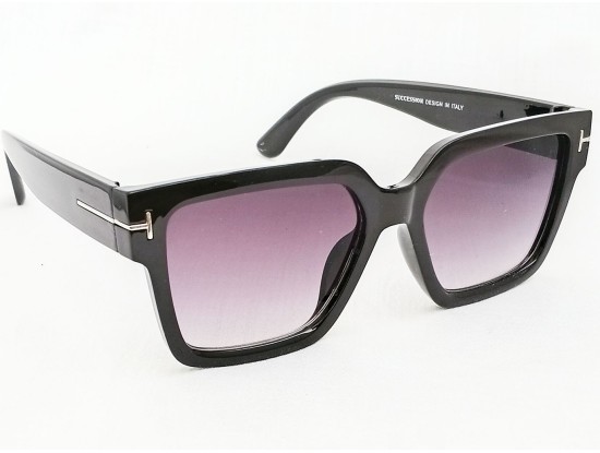 Power Sunglasses Medium Wayfarer Black Gradient Lenses