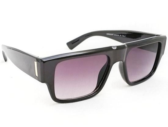 Power Sunglasses Medium Rectangle Black Gradient Lenses Power Sunglasses Medium Rectangle Black Gradient Lenses