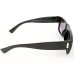 Power Sunglasses Medium Rectangle Black Gradient Lenses