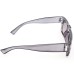 Power Sunglasses Medium Rectangle Black Gradient Lenses