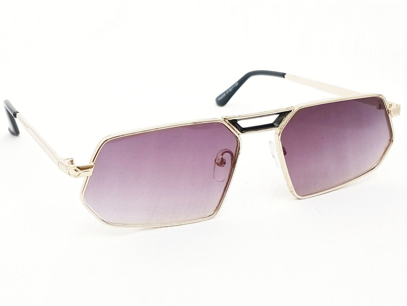 Power Sunglasses Medium Rectangle Black Blue Gradient Lenses Power Sunglasses Medium Rectangle Black Blue Gradient Lenses