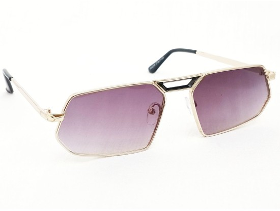 Power Sunglasses Medium Rectangle Black Blue Gradient Lenses Power Sunglasses Medium Rectangle Black Blue Gradient Lenses