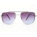 Power Sunglasses Medium Aviator Black Blue Gradient Lenses