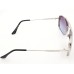 Power Sunglasses Medium Aviator Black Blue Gradient Lenses