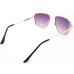 Power Sunglasses Medium Aviator Black Blue Gradient Lenses