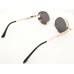 Power Sunglasses Medium Round Black Tinted Lenses