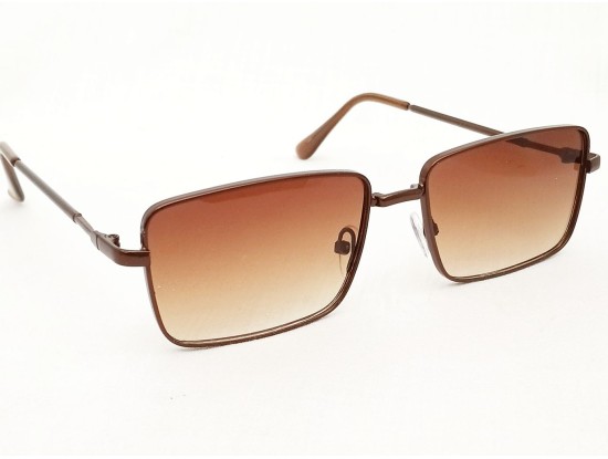 Power Sunglasses Medium Rectangle Brown Gradient Lenses Power Sunglasses Medium Rectangle Brown Gradient Lenses