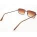 Power Sunglasses Medium Rectangle Brown Gradient Lenses Power Sunglasses Medium Rectangle Brown Gradient Lenses