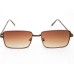 Power Sunglasses Medium Rectangle Brown Gradient Lenses Power Sunglasses Medium Rectangle Brown Gradient Lenses