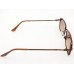 Power Sunglasses Medium Rectangle Brown Gradient Lenses Power Sunglasses Medium Rectangle Brown Gradient Lenses