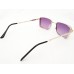 Power Sunglasses Medium Rectangle Black Purple Gradient Lenses